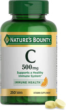 Nature's Bounty Vitamina C Suplemento Diario para Apoyar el Sistema Inmunológico – 250 Tabletas Vegetarianas