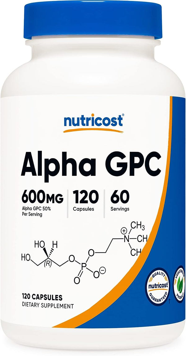 Nutricost Alpha GPC 600mg, 120 Cápsulas