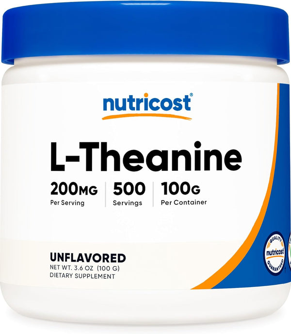 Nutricost Pure L-Theanine Powder 100 Gramos
