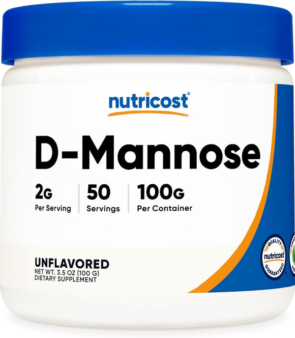Nutricost D-manosa en polvo, 3.53 oz 50 porciones