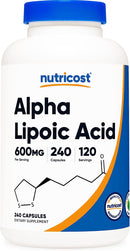 Nutricost Alpha Lipoic Acid, 600mg, 240 Cápsulas