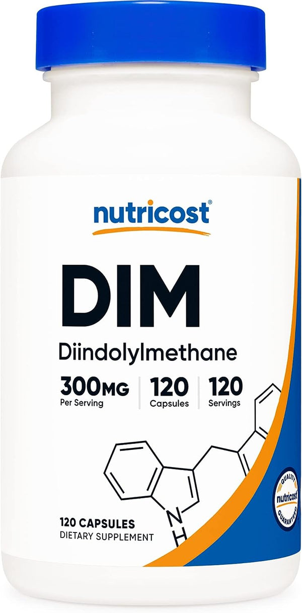 Nutricost DIM (Diindolilmetano) Más BioPerine 300mg, 120 Cápsulas Vegetarianas