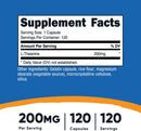 Nutricost L-Theanine 200mg, 120 Capsules