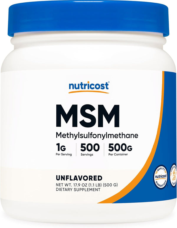 Nutricost Pure MSM Powder 500 Gramos