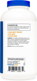 Nutricost Taurine 1000mg, 400 Capsules