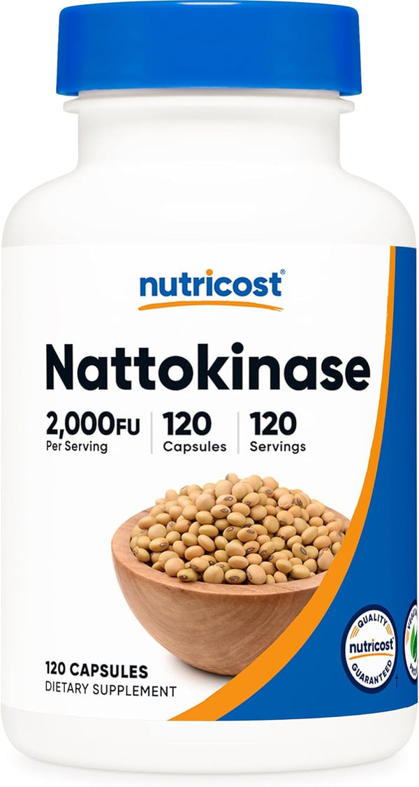 Nutricost Nattokinase 2,000FU, 120 cápsulas