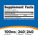 Nutricost 5-HTP 100mg, 240 Cápsulas
