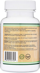 Double Wood Suplemento PQQ – 20 mg, 60 cápsulas (pirroloquinolina quinona)