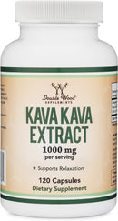 Double Wood Suplemento Kava 1000 mg, 120 cápsulas