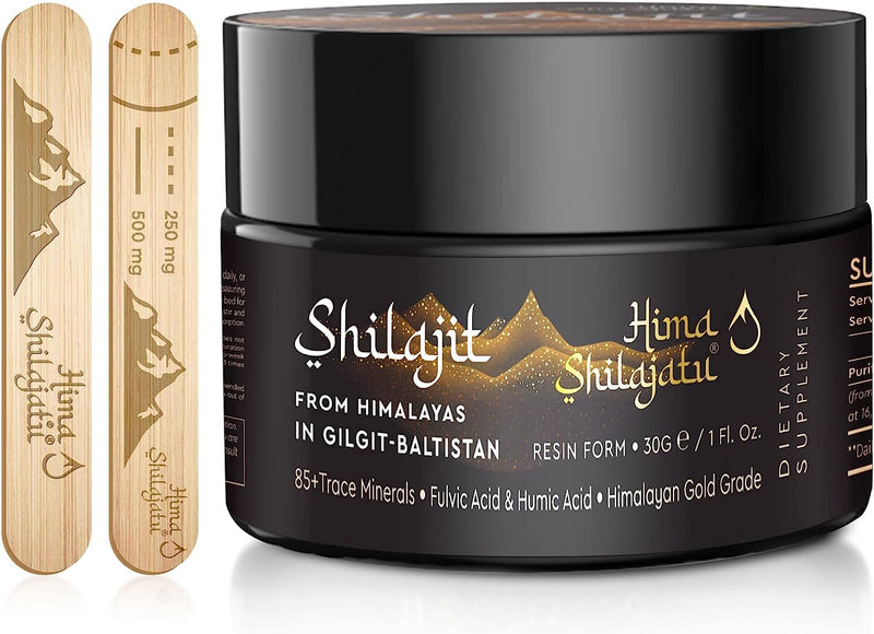 Shilajit - Resina de Shilajit del Himalaya más pura de grado dorado 30 gramos