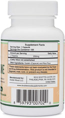 Double Wood L-Teanina 200 Mg Sin Omg - 120 Cápsulas