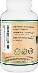 Double Wood Cápsulas de raíz de maca 300 Unidades