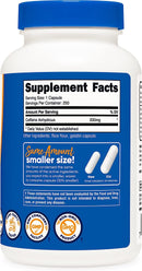 Pastillas de cafeína Nutricost, 200 mg por porción (250 cápsulas)