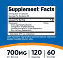 Nutricost Resveratrol 500mg, 120 Capsules