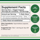 DOUBLE WOOD Tongkat Ali para hombres 120 cápsulas