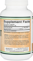 Double Wood Cápsulas de raíz de maca 300 Unidades