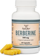 Double Wood Berberine HCl 500 mg 60 Cápsulas