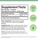 Double Wood Berberine HCl 500 mg 60 Cápsulas