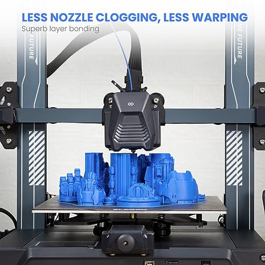 ELEGOO Filamento PLA de 1,75 mm, negro, 1 kg, filamento de impresora 3D, precisión dimensional +/- 0,02 mm, carrete de cartón de 1 kg (2.2 libras), filamento de impresión 3D se adapta a la mayoría de impresoras 3D FDM