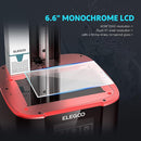 ELEGOO Impresora 3D Mars 3 Pro MSLA, Impresora 3D de Resina con Pantalla LCD monocromática Ultra 4K de 6,6 Pulgadas, tamaño de impresión de 143,43 × 89,6 × 175 mm y carbón Activado reemplazable