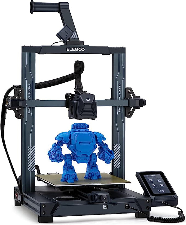 ELEGOO Impresora 3D Neptune 3 Pro FDM con nivelación automática de Cama de Malla de 36 Puntos, extrusora Directa de Doble Engranaje, tamaño de impresión de 225x225x280mm