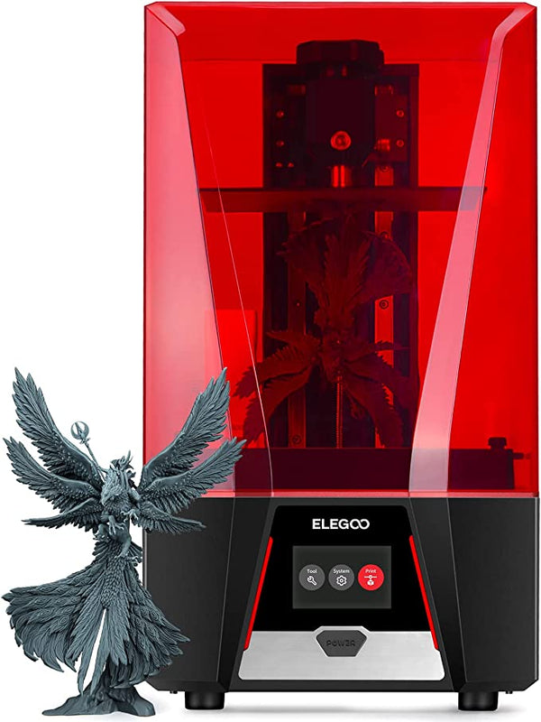 Elegoo Impresora 3D Saturn 2 MSLA, fotosecado de Resina UV con Pantalla LCD monocromática 8K de 10 Pulgadas, tamaño de impresión más Grande de 219 x 123 x 250 mm