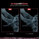 Elegoo Impresora 3D Saturn 2 MSLA, fotosecado de Resina UV con Pantalla LCD monocromática 8K de 10 Pulgadas, tamaño de impresión más Grande de 219 x 123 x 250 mm