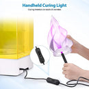 ELEGOO Mercury XS - Estación de lavado y secado con lámpara de secado UV de mano adecuada para impresoras 3D Saturn Mars MSLA