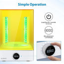 ELEGOO Mercury XS - Estación de lavado y secado con lámpara de secado UV de mano adecuada para impresoras 3D Saturn Mars MSLA