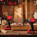 Craftsman kit de Herramientas 20 V Inalambricas con Taladro Atornillador y Atornillado de impacto con 2 Baterías CMCK200C2