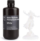 ELEGOO Resina de impresora 3D lavable al agua, resina de curado UV LCD, resina de fotopolímero estándar de 405 nm, para impresión LCD 3D, 1000 gramos, negro puro