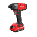 Craftsman kit de Herramientas 20 V Inalambricas con Taladro Atornillador y Atornillado de impacto con 2 Baterías CMCK200C2