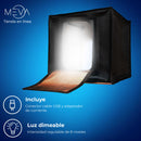 Caja De Luz 40x40x40 o 60x60x60cm Para Fotografía Profesional, LED potencia regulable.