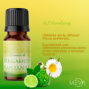 Esencia de Bergamota Manzanilla Para Difusor MEVA - MEVA.MX