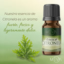 Esencia de Citronella Para Difusor MEVA - MEVA.MX