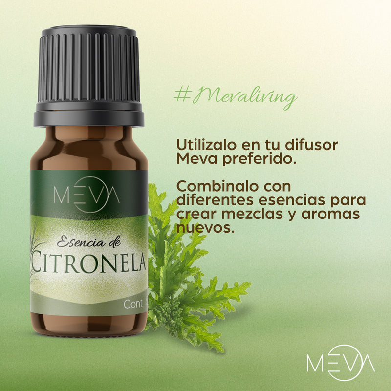 Esencia de Citronella Para Difusor MEVA - MEVA.MX