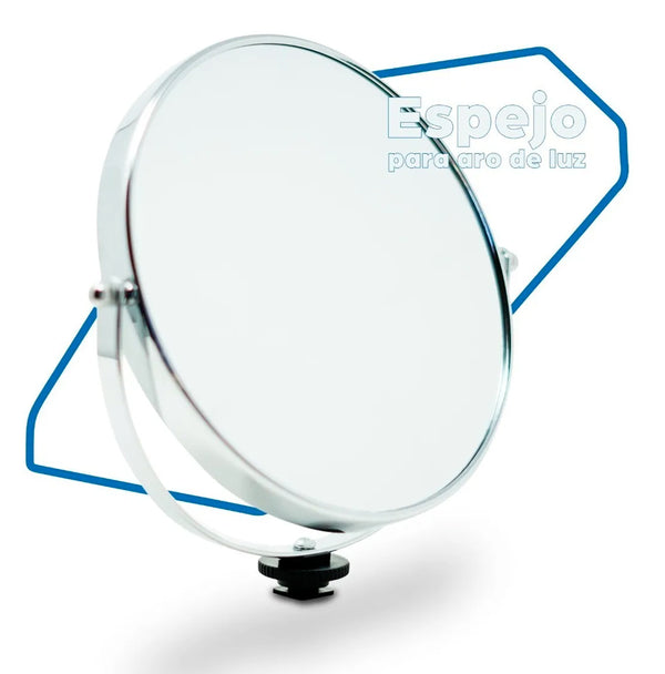 Espejo Para Aro De Luz De 8 Pulgadas 20.3cm Base A Elegir - MEVA.MX