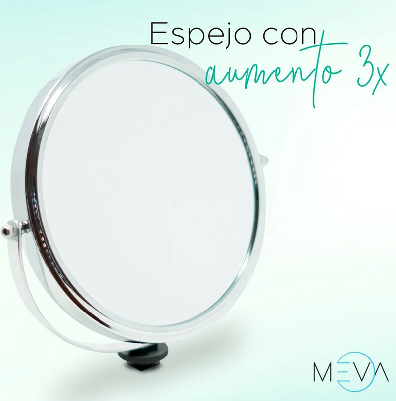 Espejo Para Aro De Luz De 8 Pulgadas 20.3cm Base A Elegir - MEVA.MX