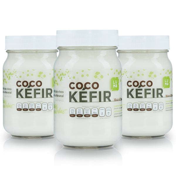 Kefir De Coco 3 Pack Probiótico - MEVA.MX