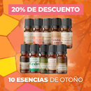 Esencias Para Difusor MEVA Kit de 10 frascos 5 ml
