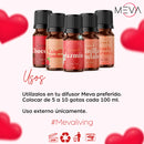 Esencias KIT AMOR MIO, Para Difusor MEVA Kit de 5 frascos 5 ml - MEVA.MX