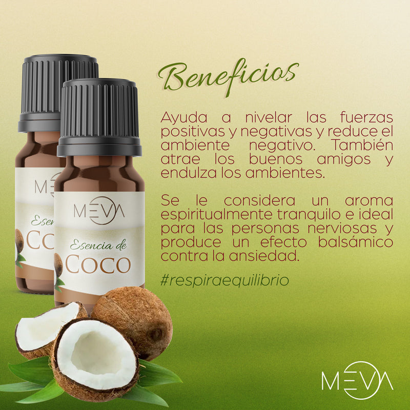 Esencia de Coco Para Difusor MEVA - MEVA.MX