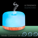 MEVA Difusor de Aroma para Aceite Esencial + KIT 10  Esencias de REGALO (Tambor Madera)