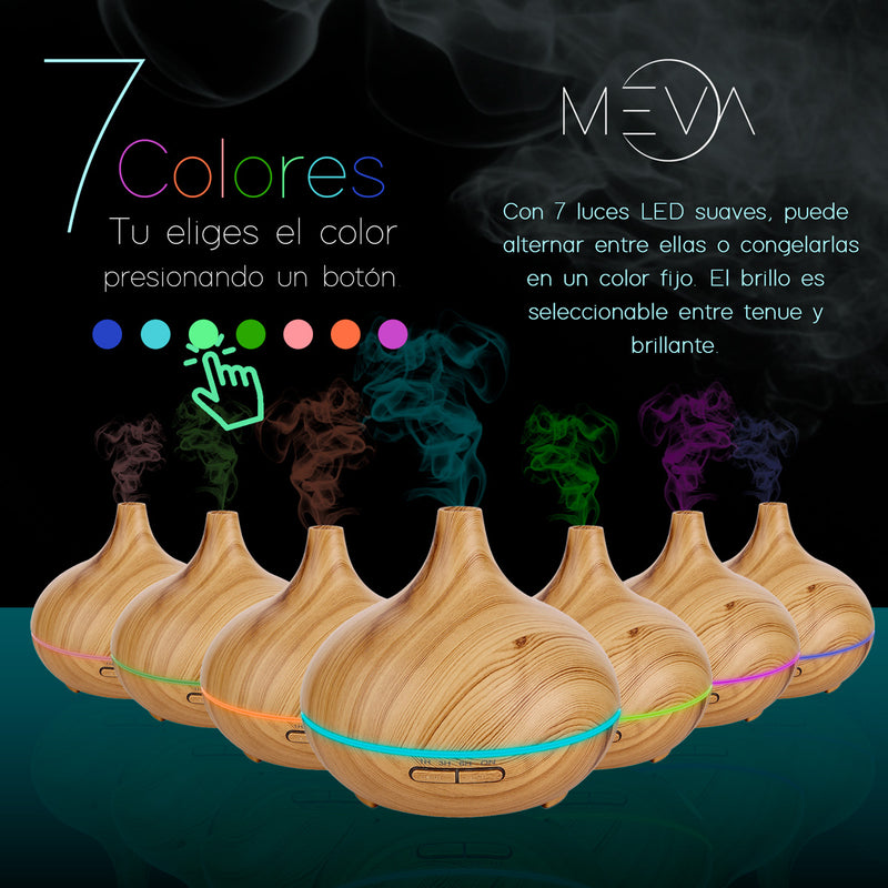 MEVA Difusor de Aroma para aceite esencial (Volcan Bamboo) KIT 10 - MEVA.MX